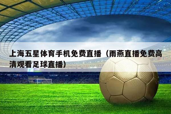 上海五星体育手机免费直播（雨燕直播免费高清观看足球直播）插图